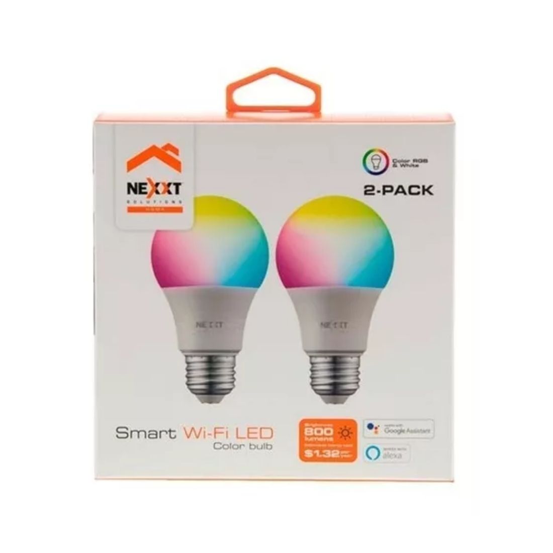 LAMPARA NEXXT RGB WIFI NHB-C120 X2 