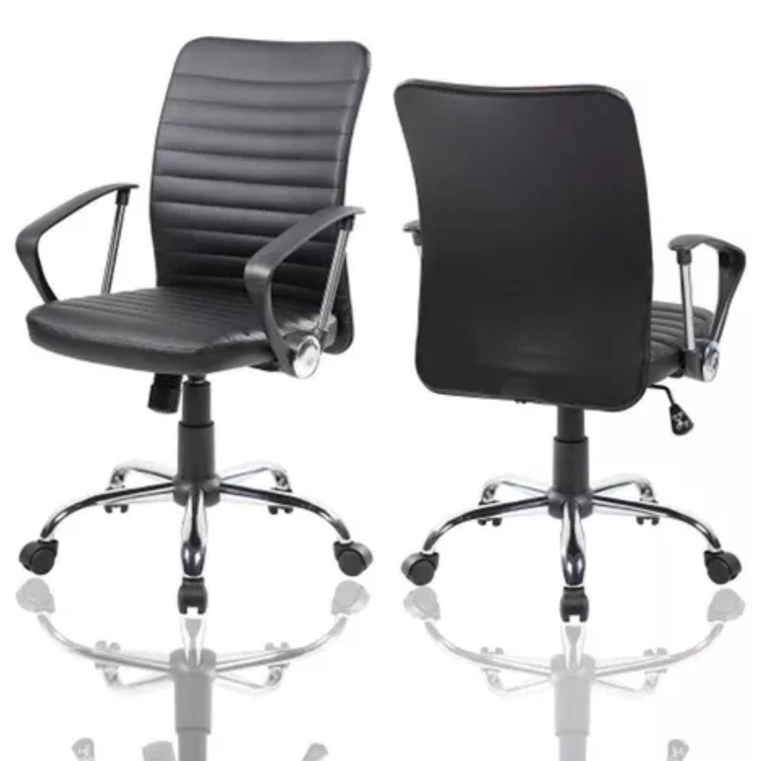 SILLA DE OFICINA RETEC NEGRA IN8182