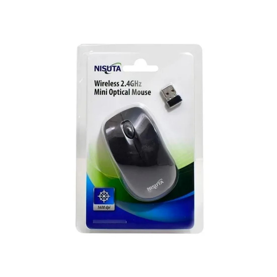 MOUSE NISUTA NSMOW37 MINI WI NEGRO 