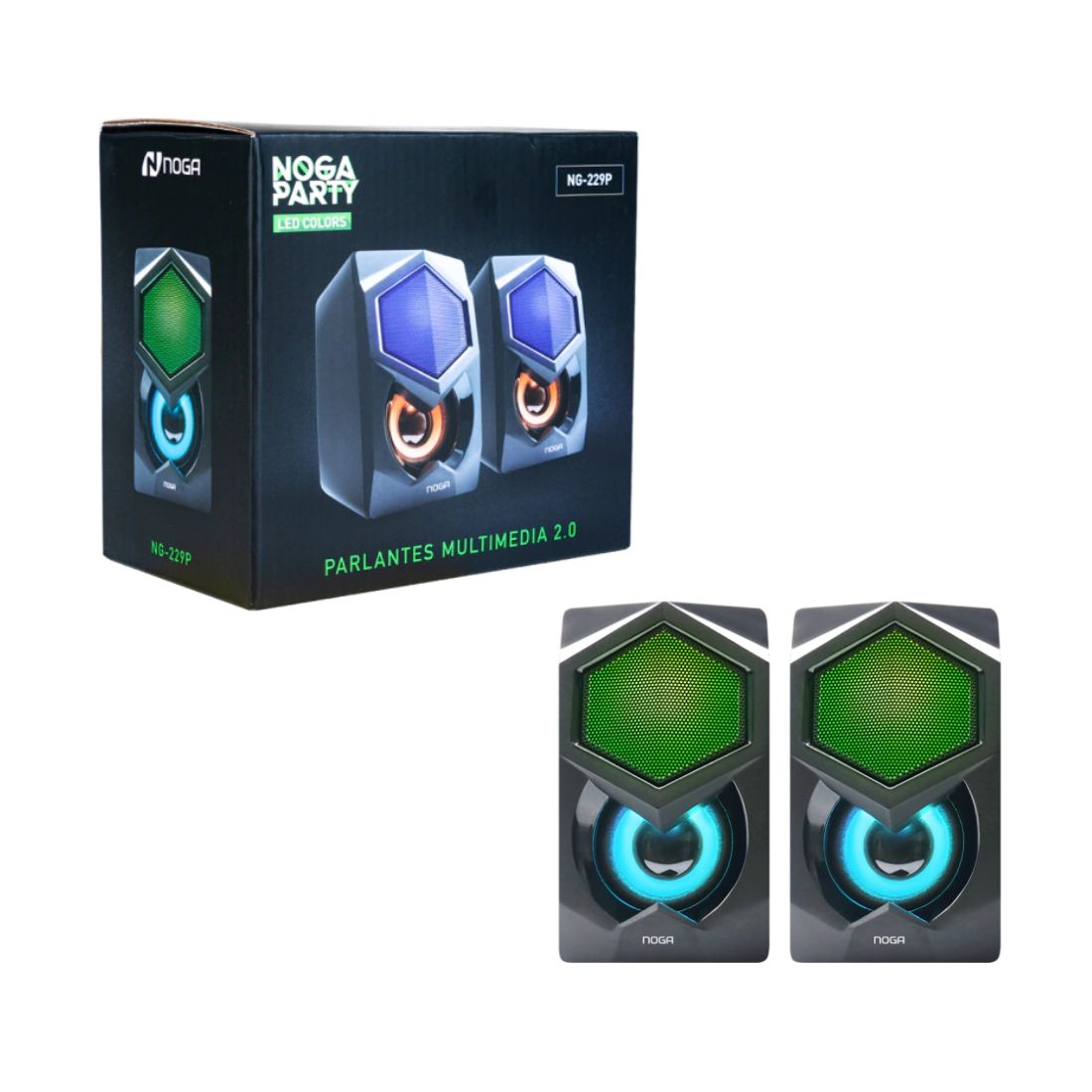 PARLANTES 2.0 NOGA NG-229P USB     