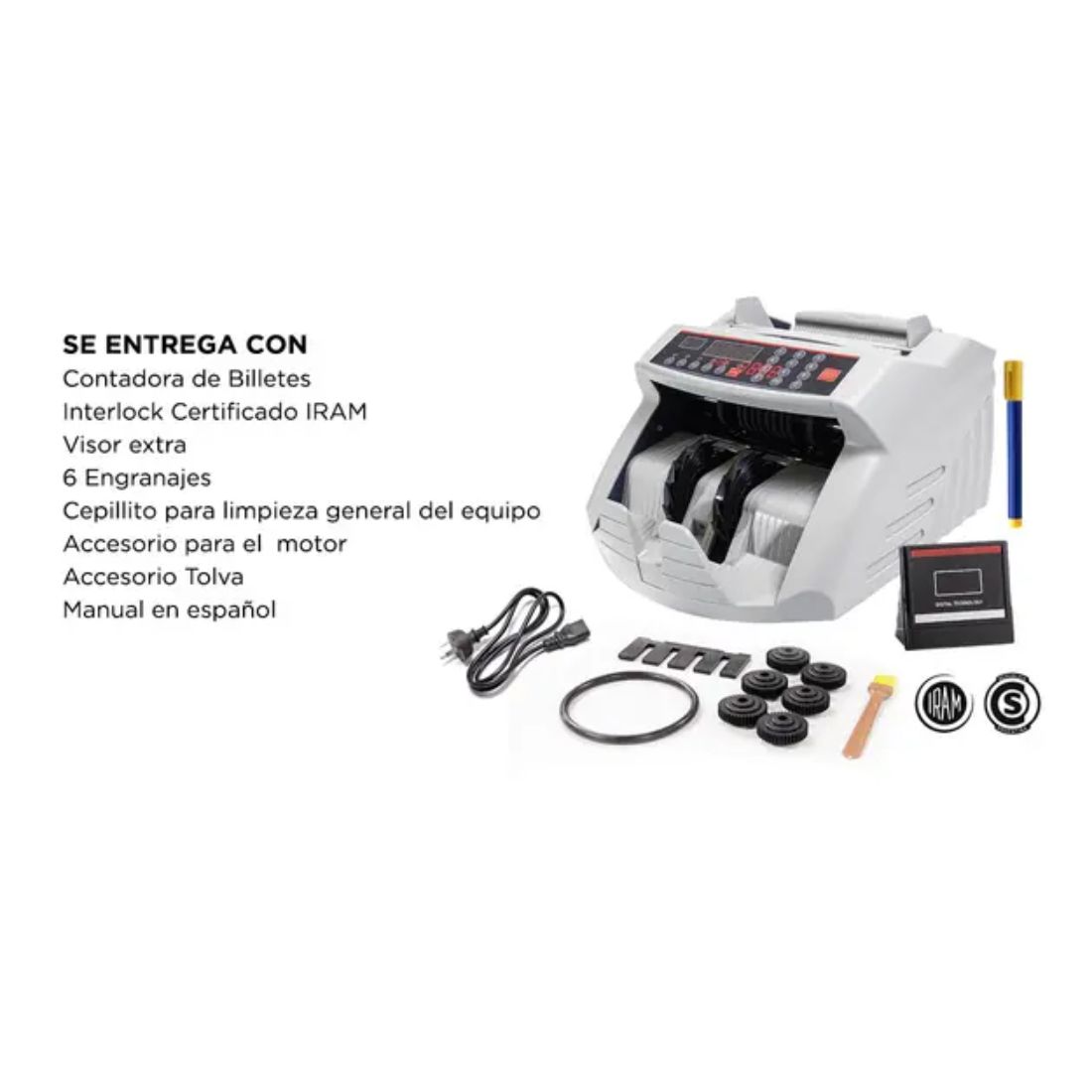 CONTADORA DE BILLETES GADNIC MC-03 
