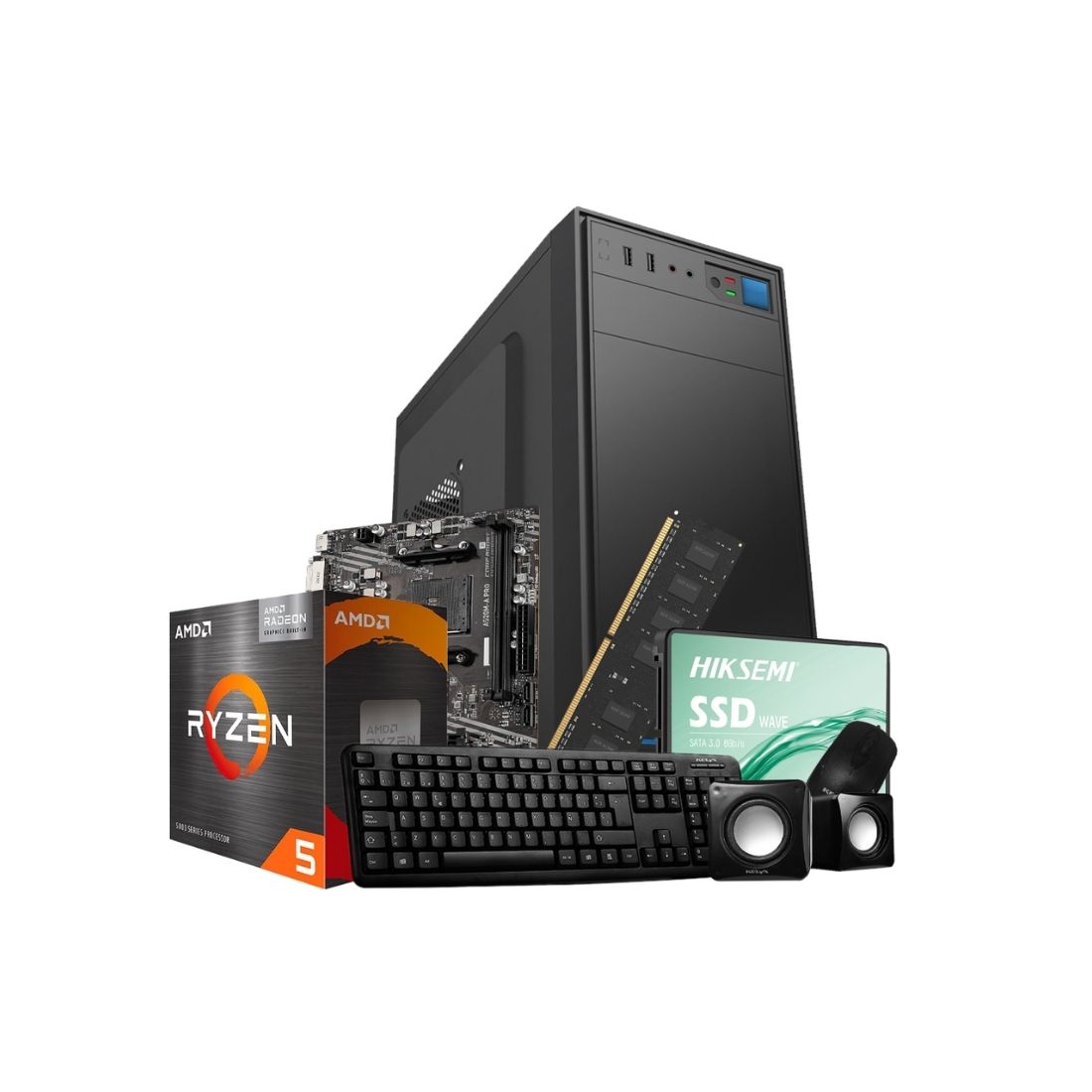 PC KELYX R5 5600GT/8GB/480GB/ACC.  