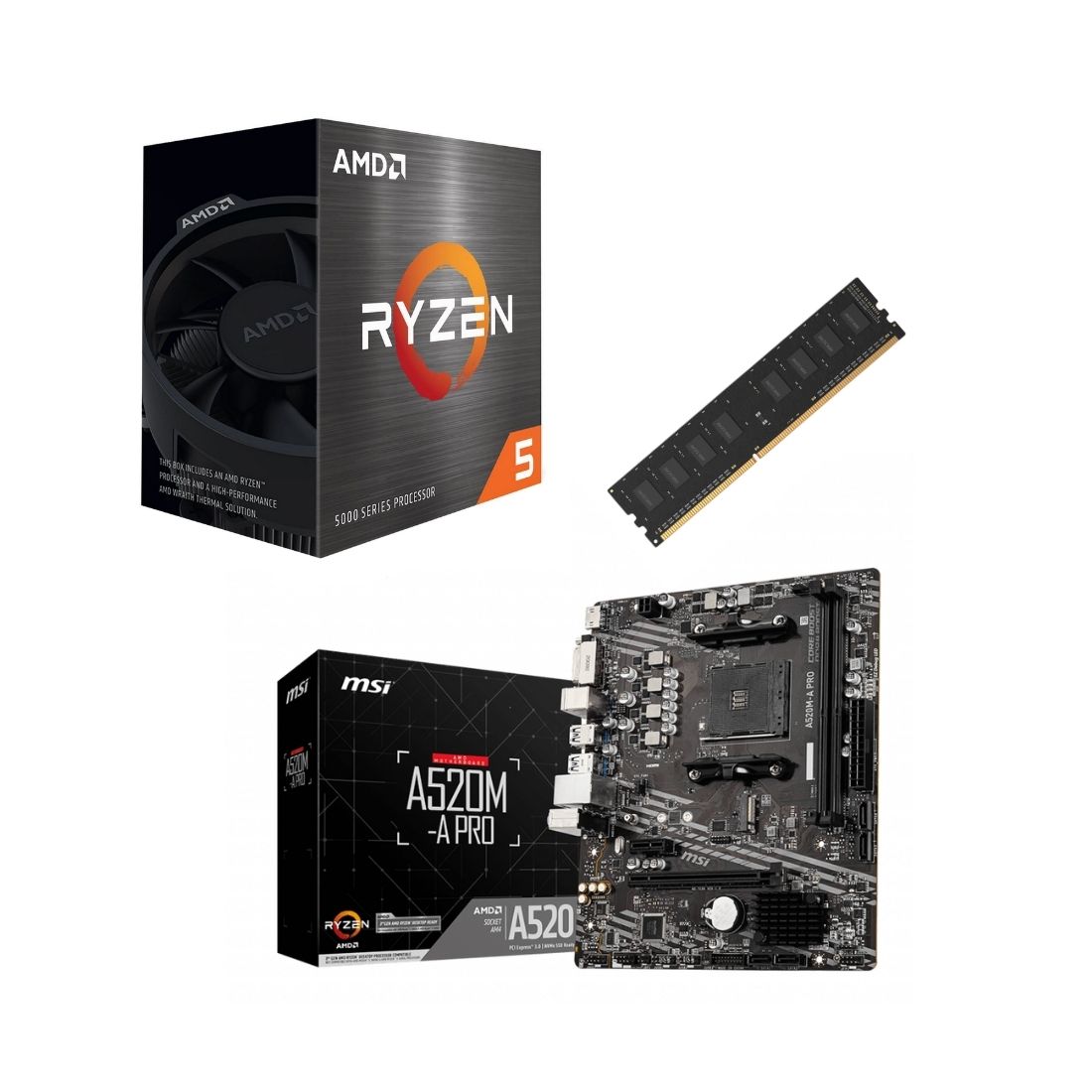 PC KELYX R5 5600GT/8GB/480GB/ACC.  