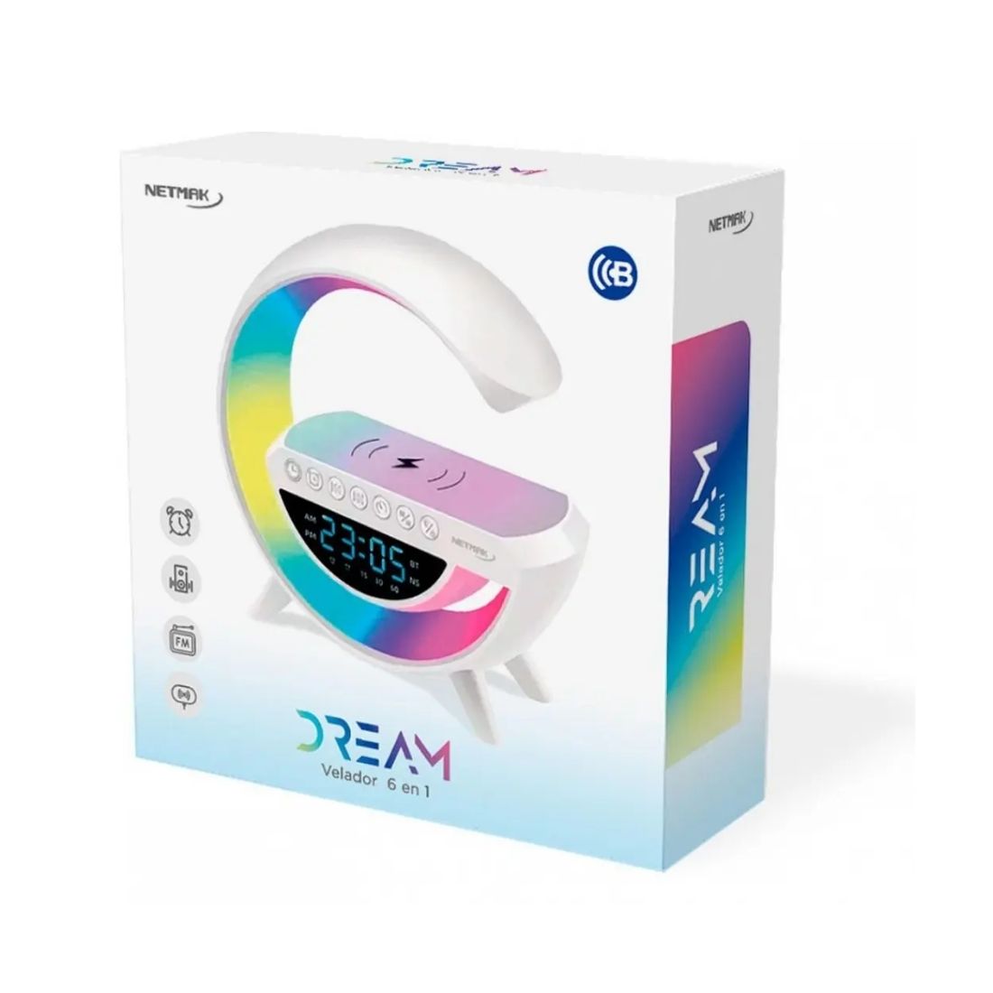 VELADOR PARLANTE 6EN1 NETMAK DREAM 