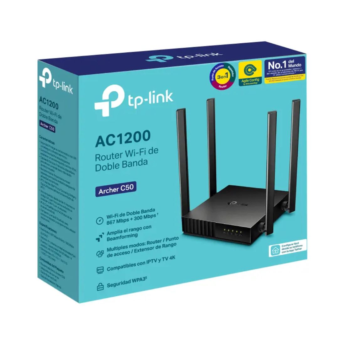 ROUTER TP-LINK ARCHER C50 AC1200