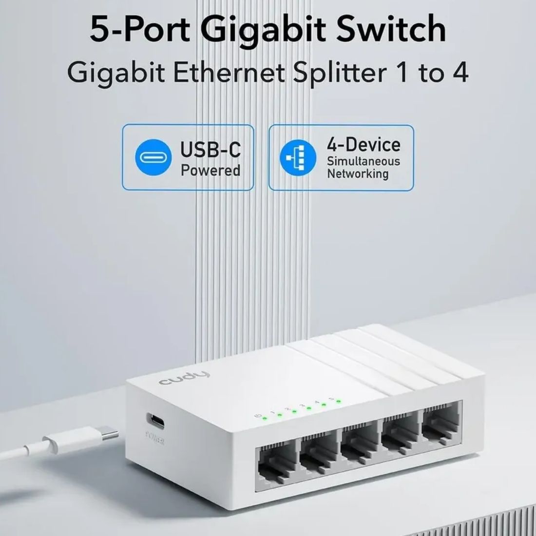 SWITCH CUDY 5P GS105U              