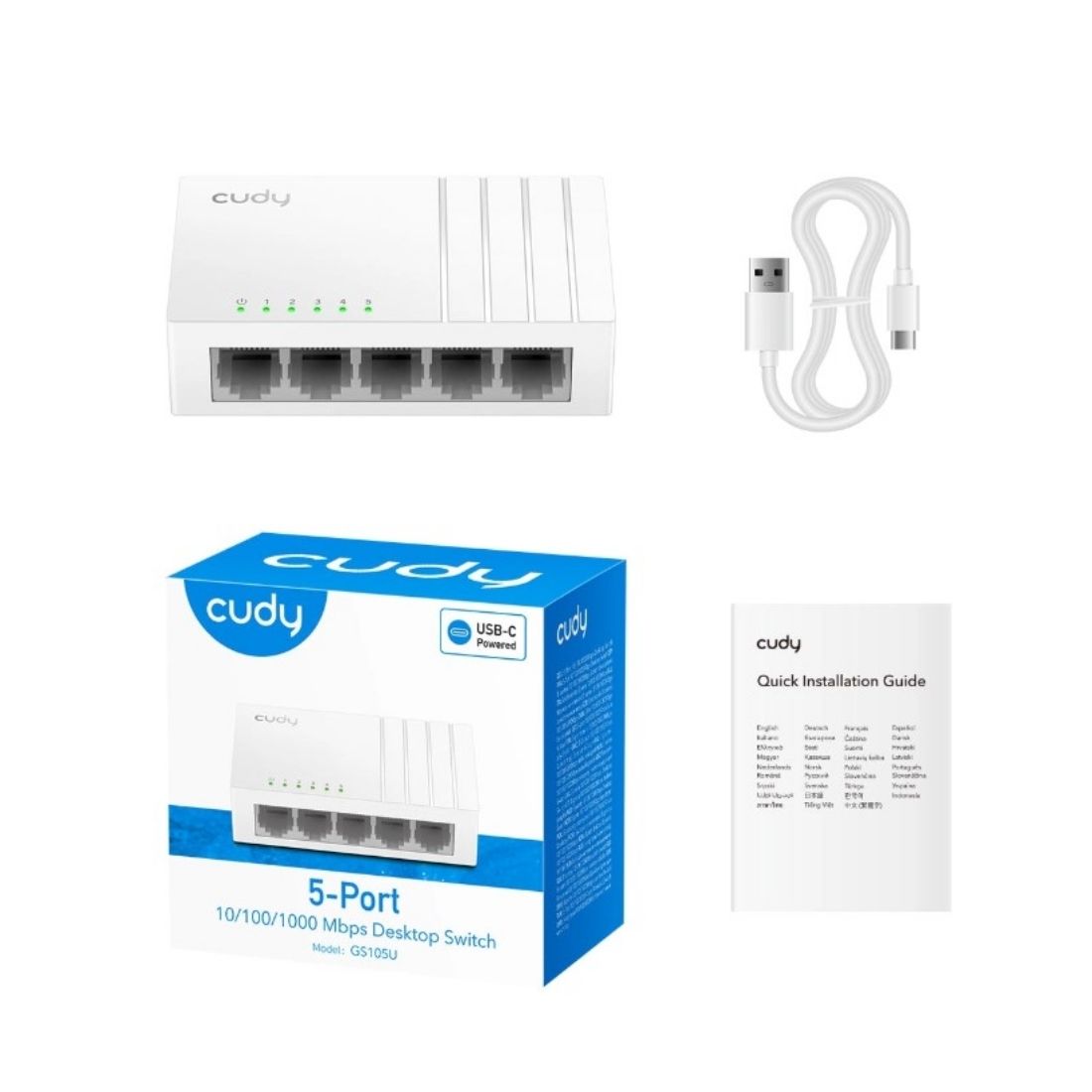 SWITCH CUDY 5P GS105U              