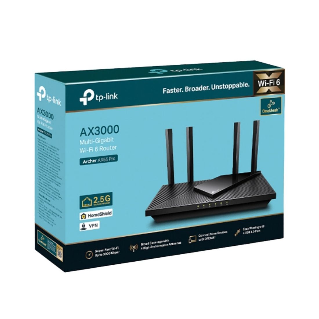 ROUTER TP-LINK ARCHER AX55 AX3000  