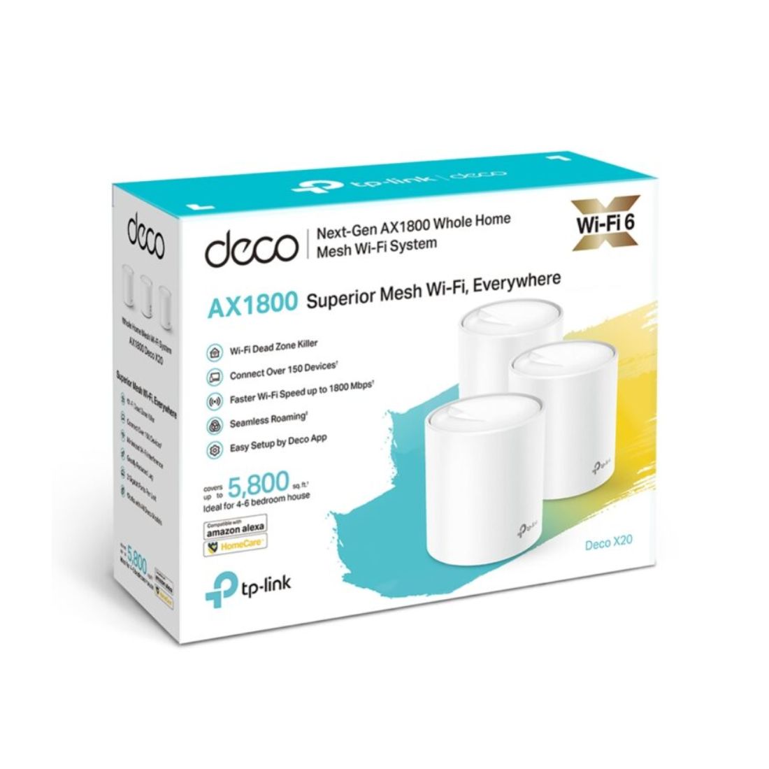 DECO X20 TP-LINK MESH AX1800 PACK3