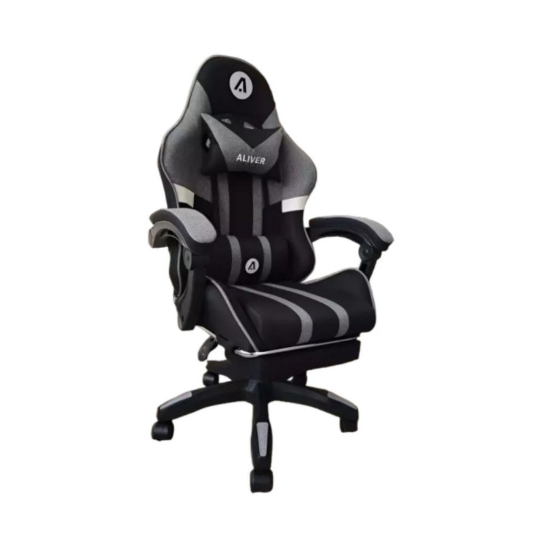 SILLA GAMER ALIVER GRIS/NEGRO GC996