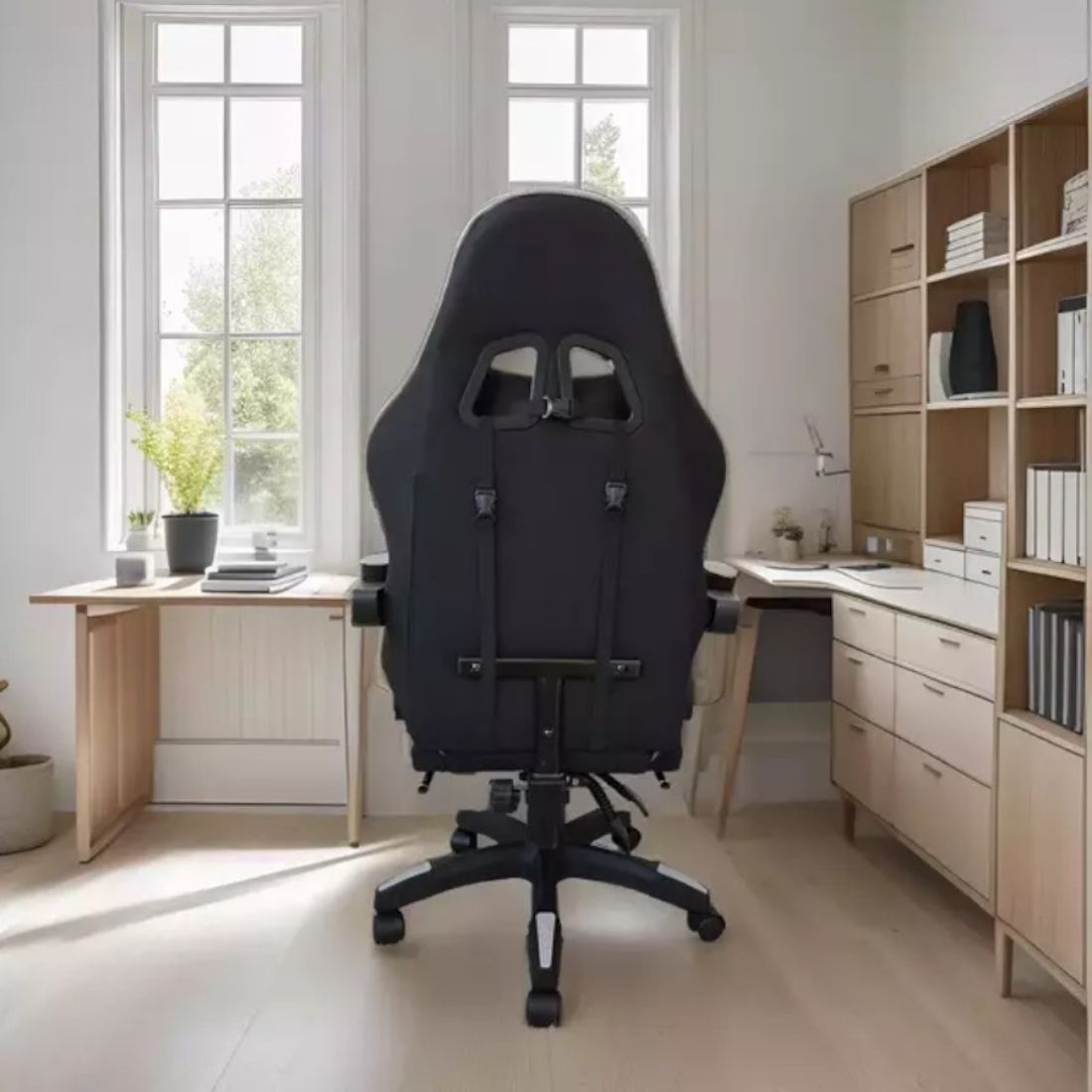 SILLA GAMER ALIVER GRIS/NEGRO GC996