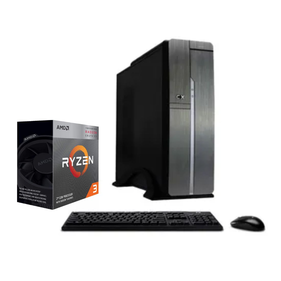 PC CX AMD RYZEN 3 3200GT/8GB/240SSD