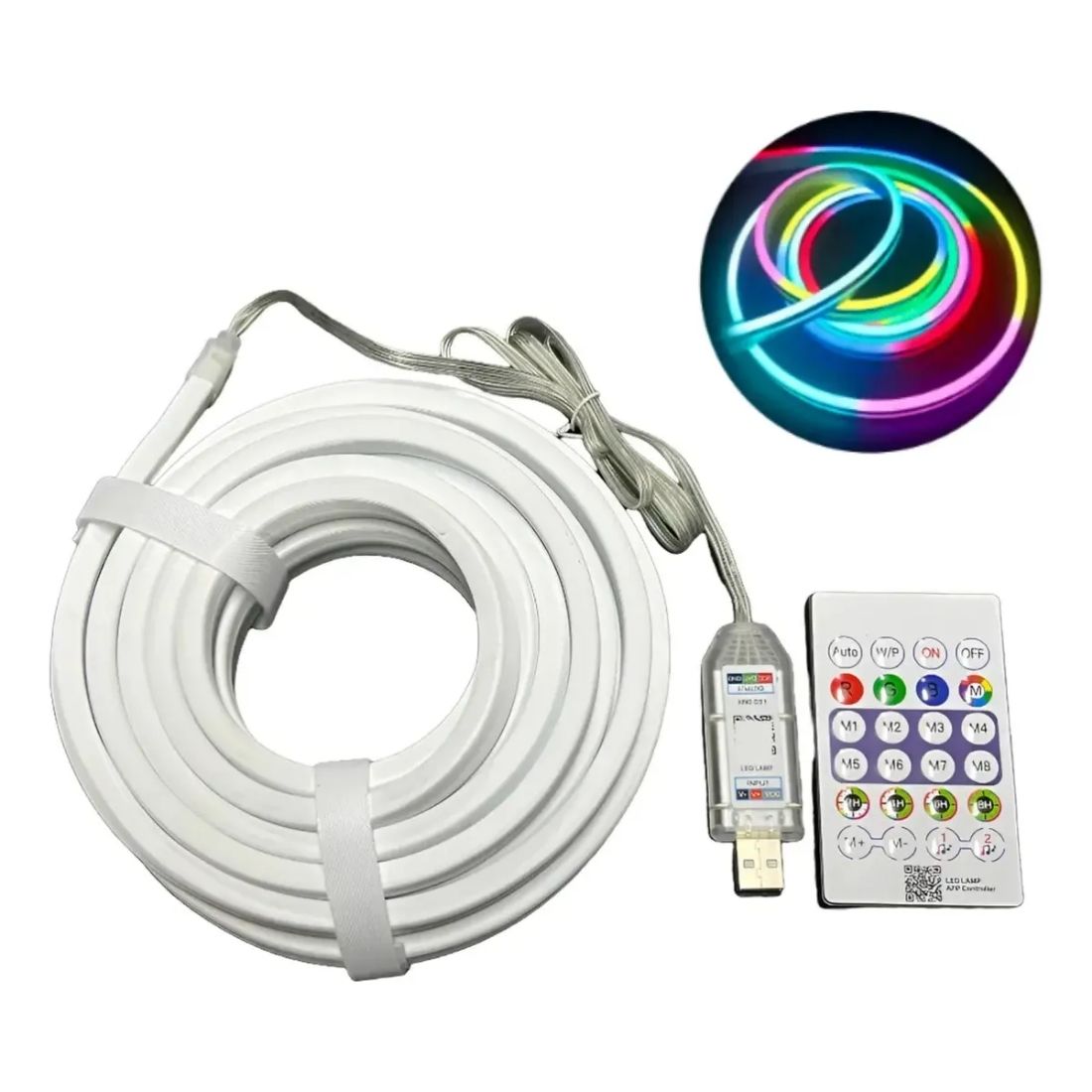 TIRA DE LED NEON FLEXIBLE RGB 5M