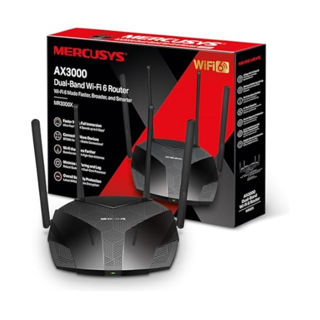 ROUTER MERCUSYS MR70X AX1800 DUAL B