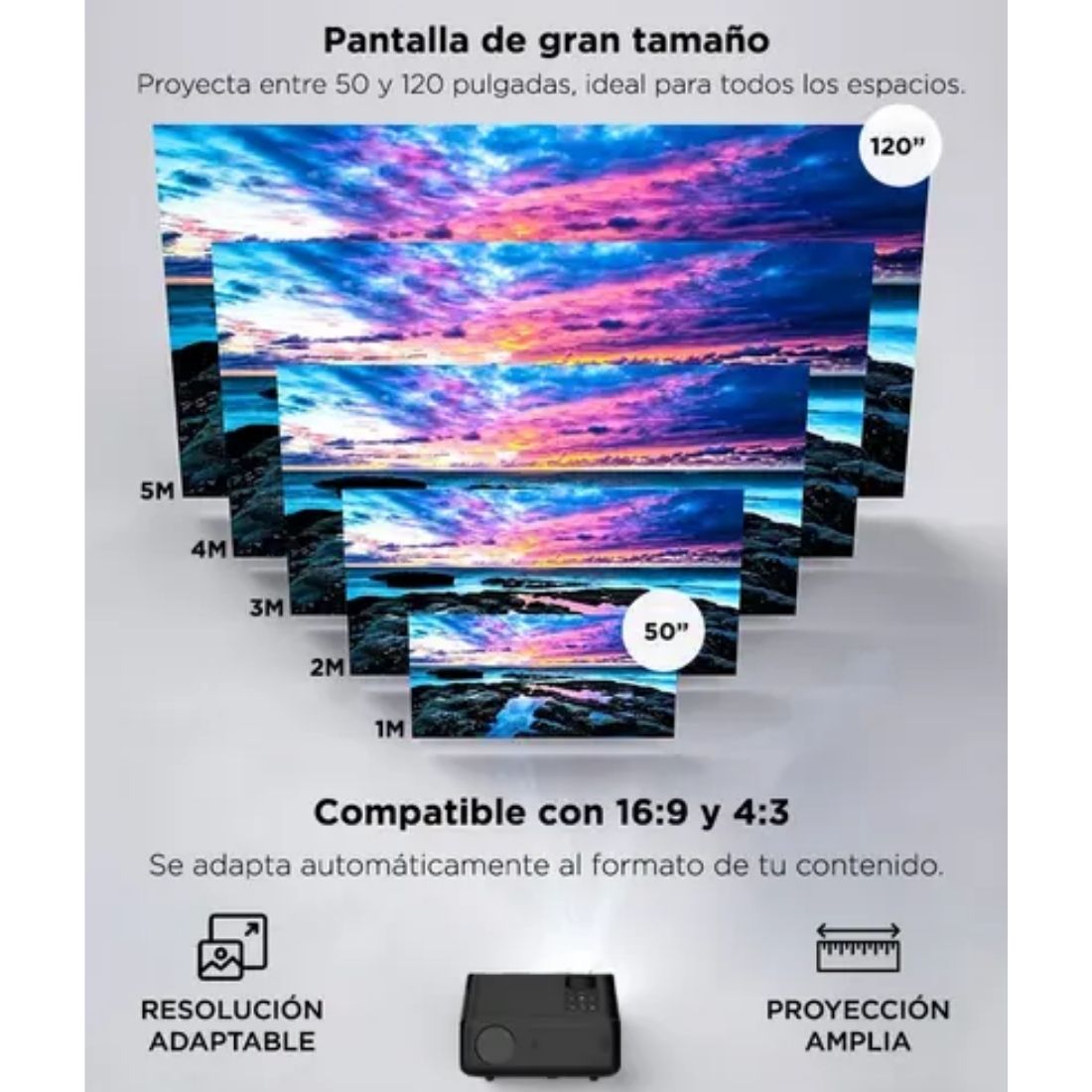 PROYECTOR LED GADNIC RTD5051       