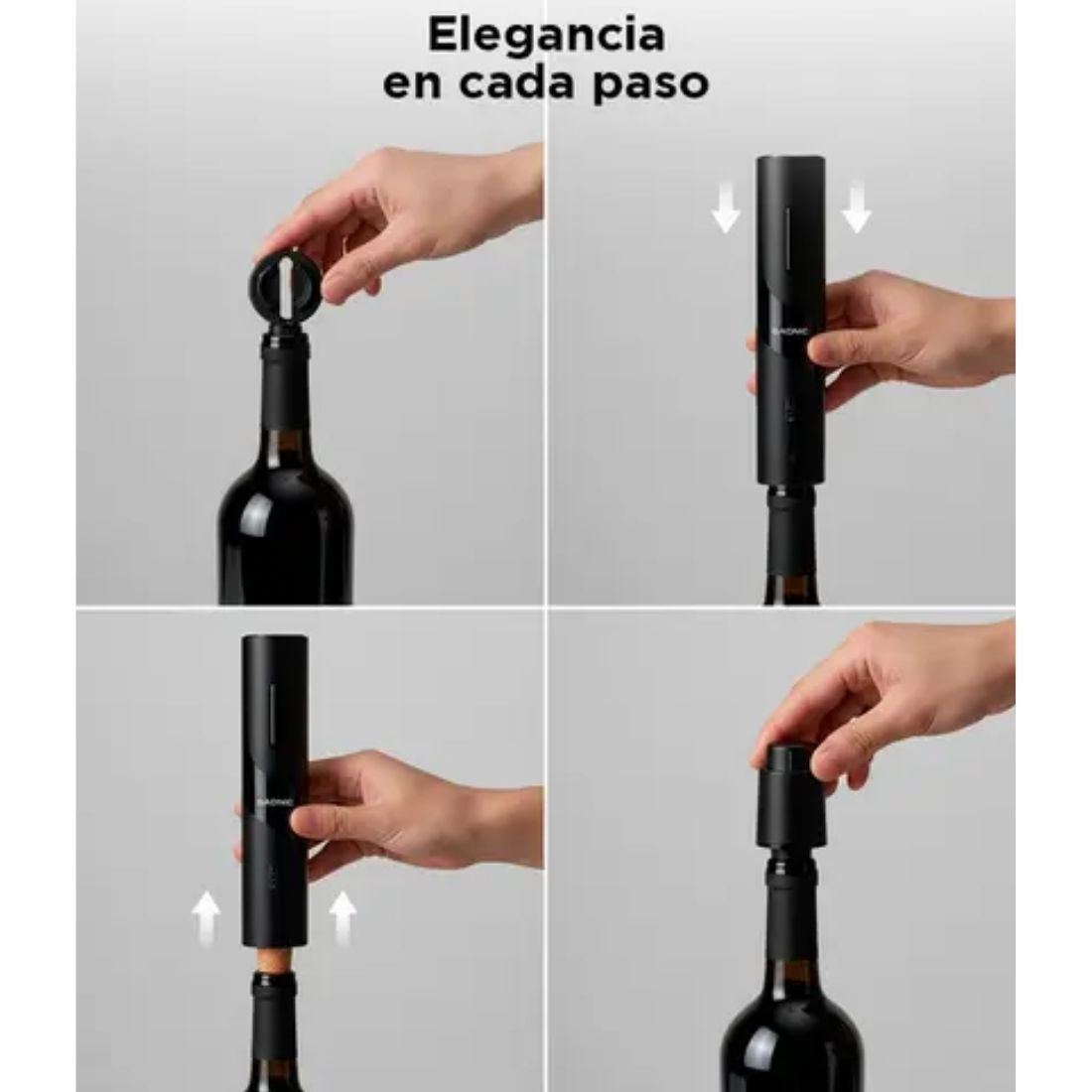 SACACORCHO AUTOMATICO GADNIC VINO10