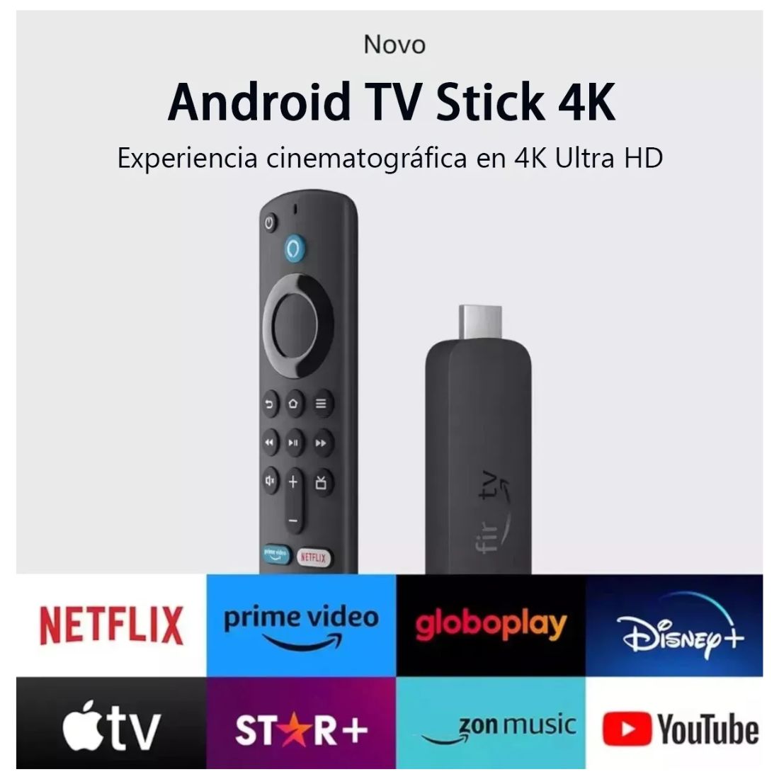 AMAZON FIRE TV STICK 4K NEGRO      